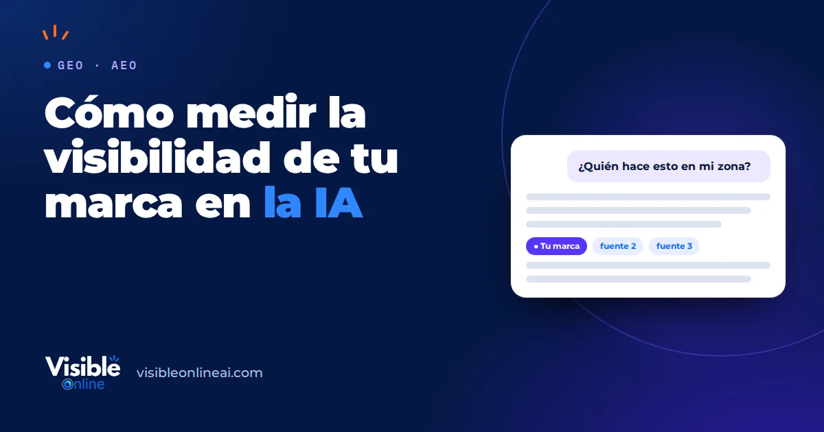 Cómo medir la visibilidad de tu marca en la IA