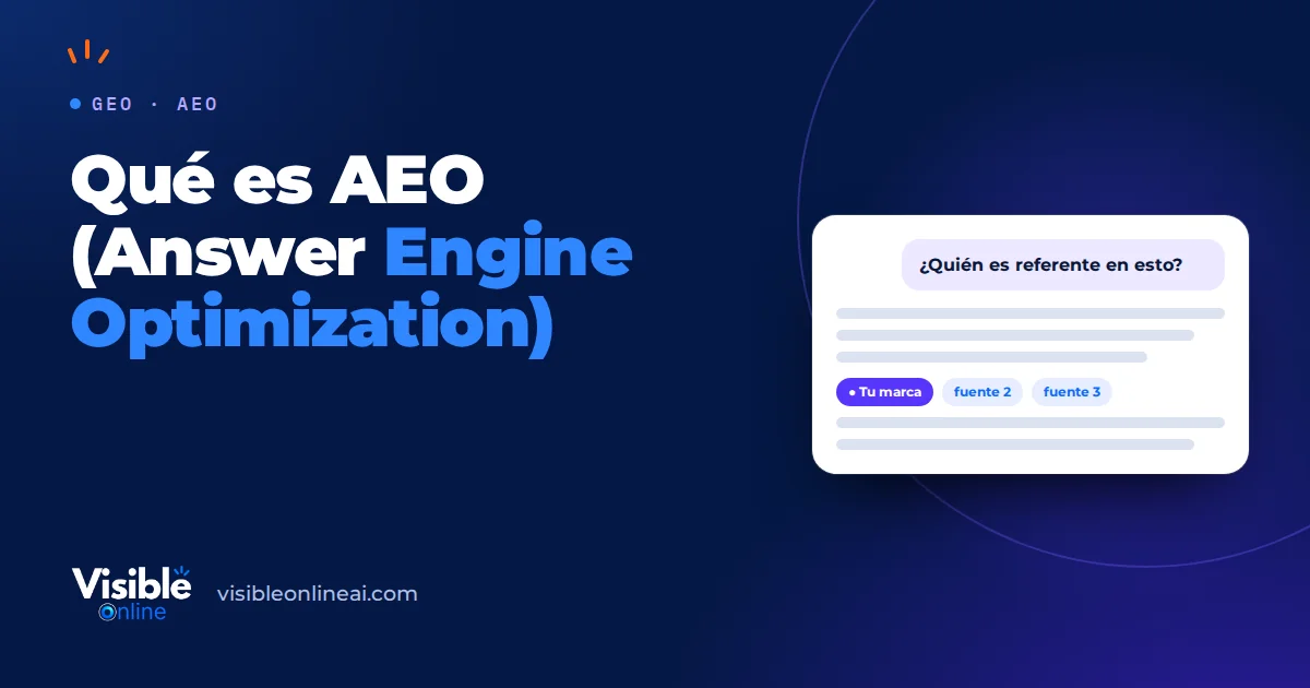 Qué es AEO (Answer Engine Optimization)